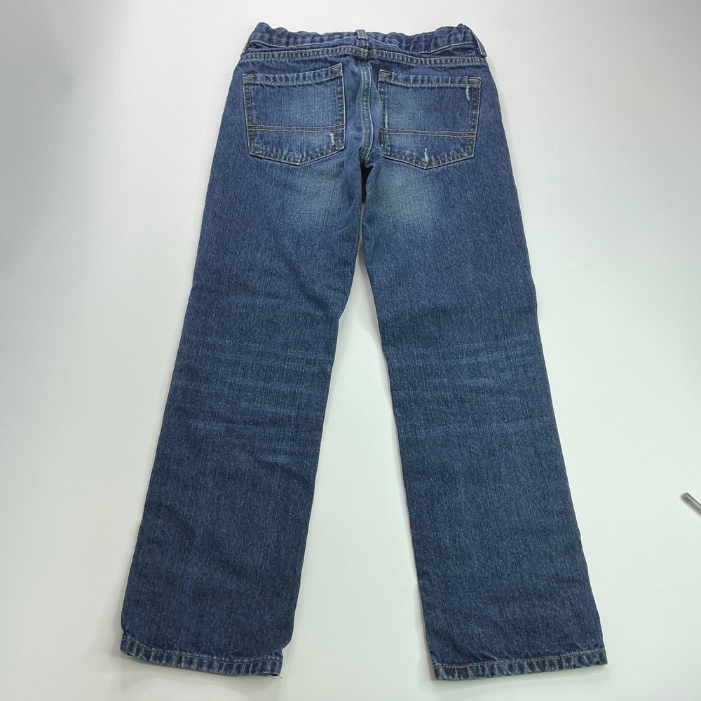 Arizona Blue Jeans Kids 10 Regular Straight Leg Factory Distressed Adjustable - Picture 2 of 16